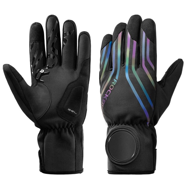 ROCKBROS Fahrradhandschuhe für Lauf, MTB Atmungsaktive Schwarz M - 2XL (Fahrradhandschuhe) kaufen bei Linkreich – Jetzt entdecken!