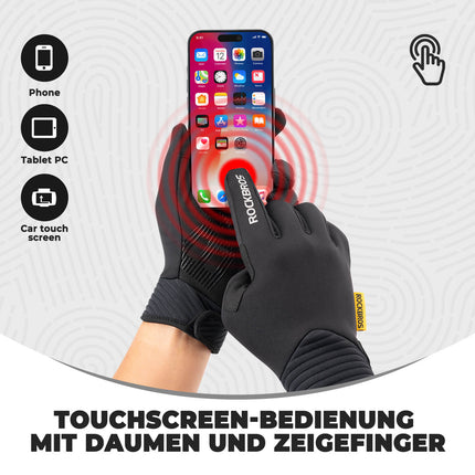 ROCKBROS Fahrradhandschuhe Touchscreen - fähig mit SBR - Polsterung (Fahrradhandschuhe) kaufen bei Linkreich – Jetzt entdecken!