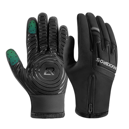 ROCKBROS Fahrradhandschuhe Touchscreen Warme Winterhandschuhe S-XL