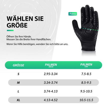ROCKBROS Fahrradhandschuhe Touchscreen Warme Winterhandschuhe S-XL