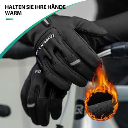 ROCKBROS Fahrradhandschuhe Touchscreen Warme Winterhandschuhe S - XL (Fahrradhandschuhe) kaufen bei Linkreich – Jetzt entdecken!