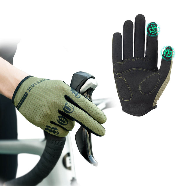 ROCKBROS Fahrradhandschuhe Vollerfinger Touchscreen Handschuhe (Fahrradhandschuhe) kaufen bei Linkreich – Jetzt entdecken!