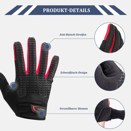 ROCKBROS Fahrradhandschuhe Winddicht Fahrrad Handschuhe Touchscreen (Fahrradhandschuhe) kaufen bei Linkreich – Jetzt entdecken!