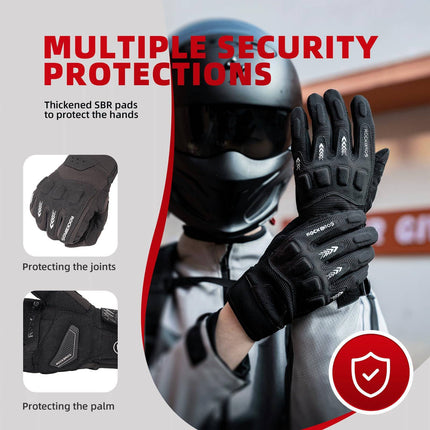 ROCKBROS Fahrradhandschuhe Winter Herbst Herren MTB Stoßdämpfend Handschuhe (Fahrradhandschuhe) kaufen bei Linkreich – Jetzt entdecken!