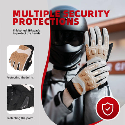 ROCKBROS Fahrradhandschuhe Winter Herbst Herren MTB Stoßdämpfend Handschuhe (Fahrradhandschuhe) kaufen bei Linkreich – Jetzt entdecken!