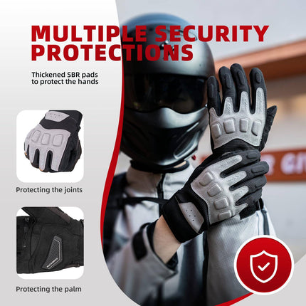 ROCKBROS Fahrradhandschuhe Winter Herbst Herren MTB Stoßdämpfend Handschuhe (Fahrradhandschuhe) kaufen bei Linkreich – Jetzt entdecken!