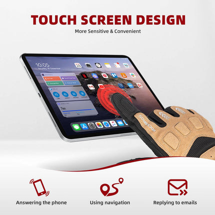 ROCKBROS Fahrradhandschuhe Winter Herbst Herren MTB Stoßdämpfend Handschuhe (Fahrradhandschuhe) kaufen bei Linkreich – Jetzt entdecken!