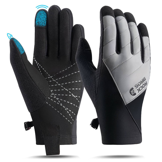 ROCKBROS Fahrradhandschuhe Winter/Herbst Vollfinger Thermo Sport Unisex (Fahrradhandschuhe) kaufen bei Linkreich – Jetzt entdecken!