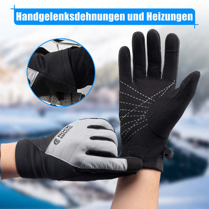 ROCKBROS Fahrradhandschuhe Winter/Herbst Vollfinger Thermo Sport Unisex (Fahrradhandschuhe) kaufen bei Linkreich – Jetzt entdecken!