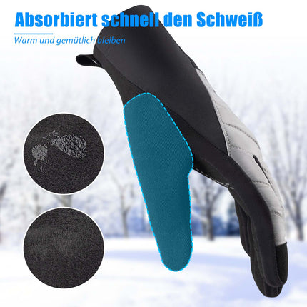 ROCKBROS Fahrradhandschuhe Winter/Herbst Vollfinger Thermo Sport Unisex (Fahrradhandschuhe) kaufen bei Linkreich – Jetzt entdecken!