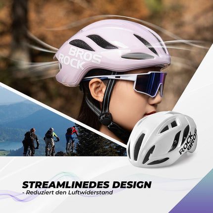 ROCKBROS Fahrradhelm 58 - 62cm Einstellbare Cityhelm Belüftung Unisex (Fahrradhelme) kaufen bei Linkreich – Jetzt entdecken!