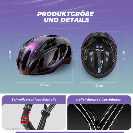ROCKBROS Fahrradhelm 58 - 62cm Einstellbare Cityhelm Belüftung Unisex (Fahrradhelme) kaufen bei Linkreich – Jetzt entdecken!