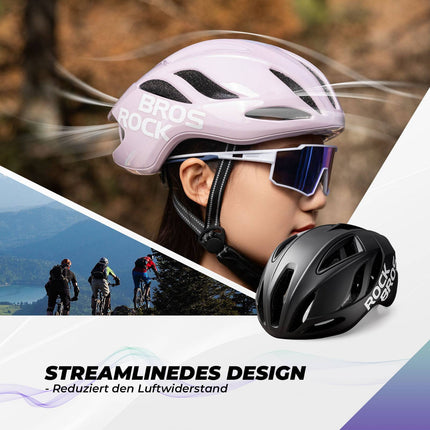 ROCKBROS Fahrradhelm 58 - 62cm Einstellbare Cityhelm Belüftung Unisex (Fahrradhelme) kaufen bei Linkreich – Jetzt entdecken!