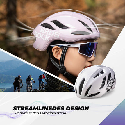 ROCKBROS Fahrradhelm 58 - 62cm Einstellbare Cityhelm Belüftung Unisex (Fahrradhelme) kaufen bei Linkreich – Jetzt entdecken!