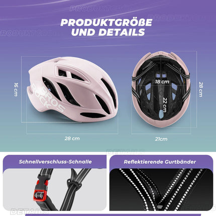 ROCKBROS Fahrradhelm 58 - 62cm Einstellbare Cityhelm Belüftung Unisex (Fahrradhelme) kaufen bei Linkreich – Jetzt entdecken!