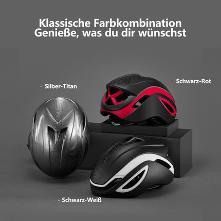 ROCKBROS Fahrradhelm Integrierter Rennradhelm Magnetische Schnalle EPS+PC (Fahrradhelme) kaufen bei Linkreich – Jetzt entdecken!