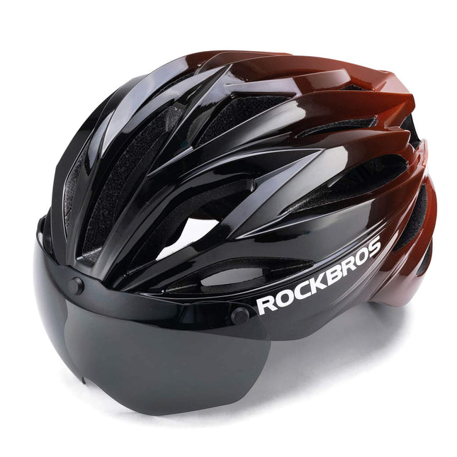 ROCKBROS Fahrradhelm Magnetischer Abnehmbarer MTB Helm mit Visier (Fahrradhelme) kaufen bei Linkreich – Jetzt entdecken!