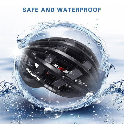 ROCKBROS Fahrradhelm mit Scheinwerfer und Sicherheitswarnleuchte (Fahrradhelme) kaufen bei Linkreich – Jetzt entdecken!