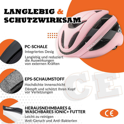 ROCKBROS Fahrradhelm Sport Mountainbike Schutzhelm Atmungsaktiv 54 - 58cm (Fahrradhelme) kaufen bei Linkreich – Jetzt entdecken!