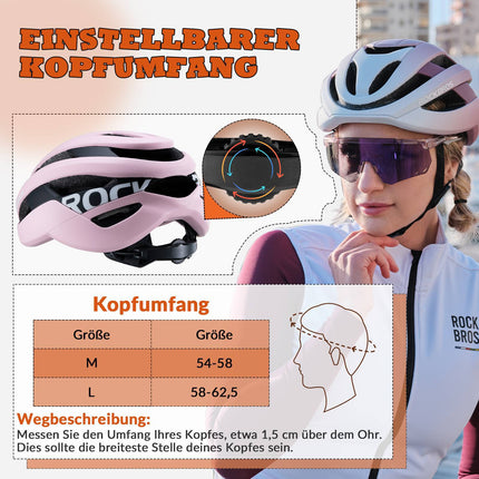 ROCKBROS Fahrradhelm Sport Mountainbike Schutzhelm Atmungsaktiv 54 - 58cm (Fahrradhelme) kaufen bei Linkreich – Jetzt entdecken!