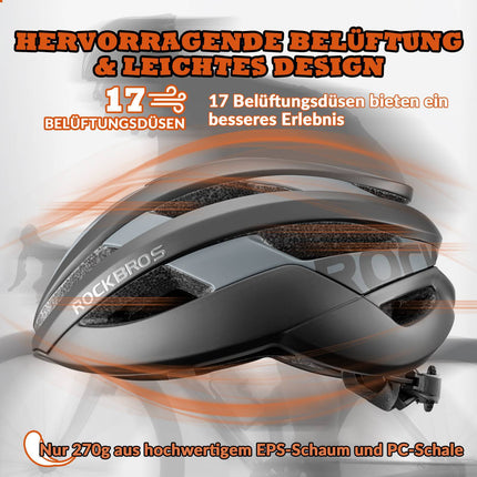 ROCKBROS Fahrradhelm Sport Mountainbike Schutzhelm Atmungsaktiv 54 - 58cm (Fahrradhelme) kaufen bei Linkreich – Jetzt entdecken!