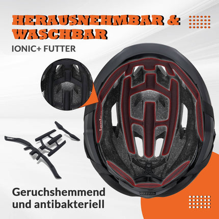 ROCKBROS Fahrradhelm Sport Mountainbike Schutzhelm Atmungsaktiv 54 - 58cm (Fahrradhelme) kaufen bei Linkreich – Jetzt entdecken!