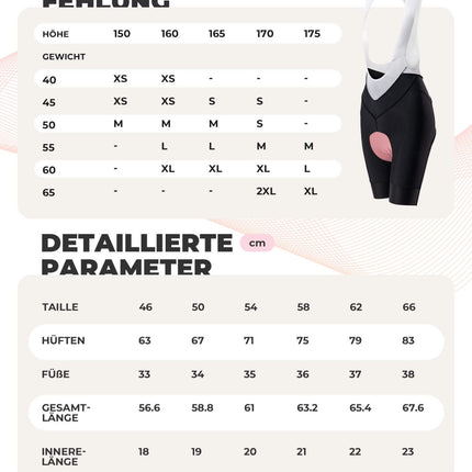 ROCKBROS Fahrradhose für Damen Kurz Trägerhosen Atmungsaktive (Fahrradhose) kaufen bei Linkreich – Jetzt entdecken!