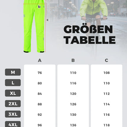 ROCKBROS Fahrradhose Herren Lang Wasserdicht
