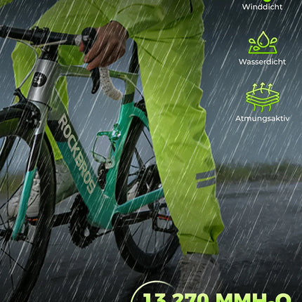 ROCKBROS Fahrradhose Herren Lang Wasserdicht