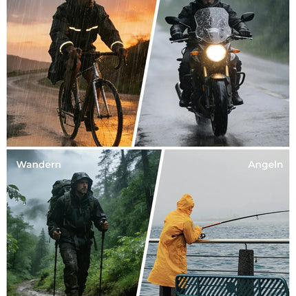 ROCKBROS Fahrradjacke Herren Wasserdicht Atmungsaktiv