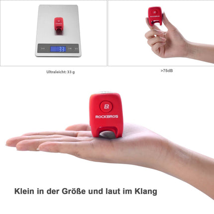 ROCKBROS Fahrradklingel Elektronisch Glocke IPX4 Wasserdicht (Fahrradklingel) kaufen bei Linkreich – Jetzt entdecken!