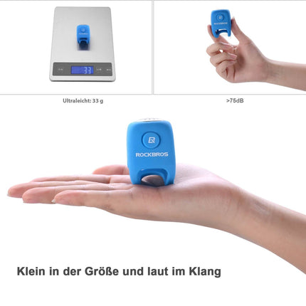 ROCKBROS Fahrradklingel Elektronisch Glocke IPX4 Wasserdicht (Fahrradklingel) kaufen bei Linkreich – Jetzt entdecken!