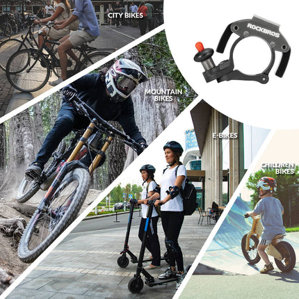 ROCKBROS Fahrradklingel Glocke 100dB Laut Innovativ Mini Fahrrad Klingel (Fahrradklingel) kaufen bei Linkreich – Jetzt entdecken!