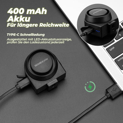 ROCKBROS Fahrradklingel Kabellose Warnsirene Elektrisch Farhrad Glocke IPX5 (Fahrradklingel) kaufen bei Linkreich – Jetzt entdecken!