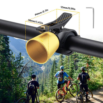 ROCKBROS Fahrradklingel Laut Retro Klingel für MTB Rennrad Vier Farben (Fahrradklingel) kaufen bei Linkreich – Jetzt entdecken!