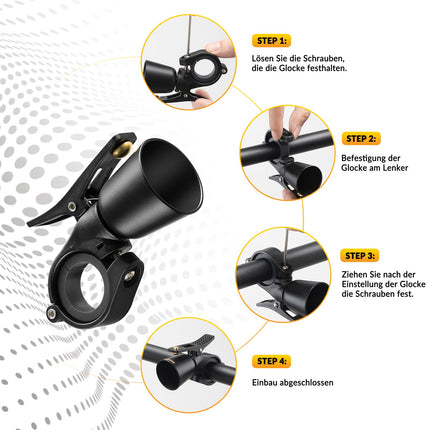 ROCKBROS Fahrradklingel Laut Retro Klingel für MTB Rennrad Vier Farben (Fahrradklingel) kaufen bei Linkreich – Jetzt entdecken!