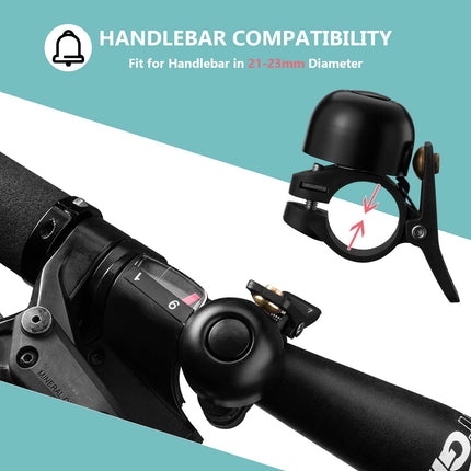 ROCKBROS Fahrradklingel Retro Klingel MTB Edelstahl Laut Klassisch (Fahrradklingel) kaufen bei Linkreich – Jetzt entdecken!