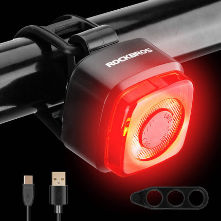 ROCKBROS Fahrradlicht IPX5 Wasserdicht Rücklicht Wiederaufladbar mit USB - C (Fahrradlicht) kaufen bei Linkreich – Jetzt entdecken!
