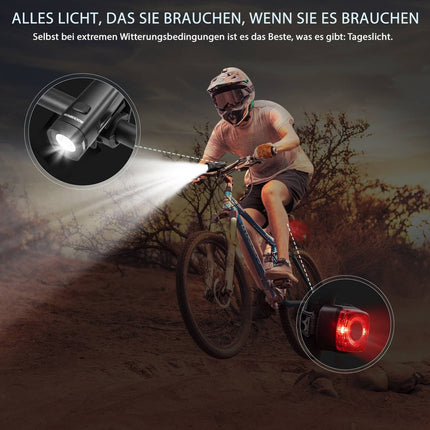 ROCKBROS Fahrradlicht Set Fahrradlampe enthalten Rücklicht & Frontlicht (Fahrradlicht) kaufen bei Linkreich – Jetzt entdecken!