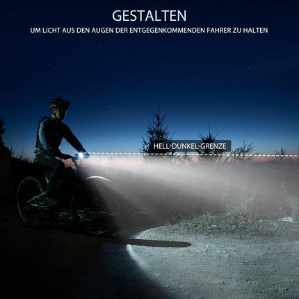 ROCKBROS Fahrradlicht Set USB Aufladbar Fahrrad Frontlicht & Rücklicht (Fahrradlicht) kaufen bei Linkreich – Jetzt entdecken!