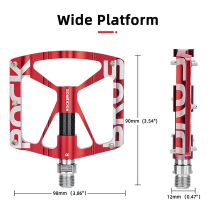 ROCKBROS Fahrradpedale 9/16 Zoll Alu MTB Pedale mit Abgedichtete Lager (Fahrradpedale) kaufen bei Linkreich – Jetzt entdecken!