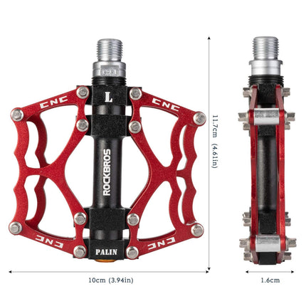 ROCKBROS Fahrradpedale 9/16 Zoll CNC Aluminium mit abgedichteten Lagern (Fahrradpedale) kaufen bei Linkreich – Jetzt entdecken!