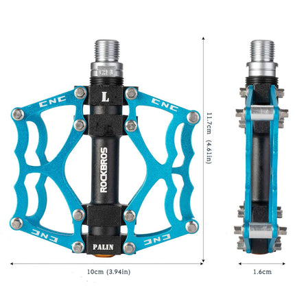 ROCKBROS Fahrradpedale 9/16 Zoll CNC Aluminium mit abgedichteten Lagern (Fahrradpedale) kaufen bei Linkreich – Jetzt entdecken!