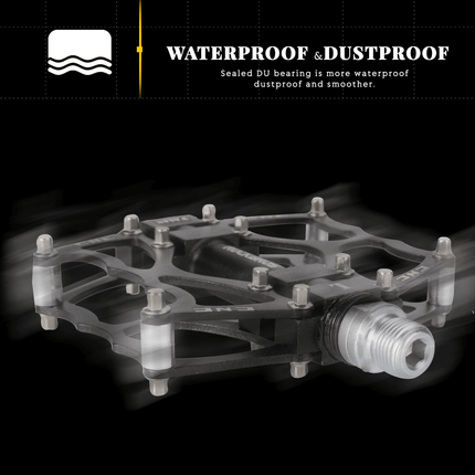 ROCKBROS Fahrradpedale 9/16 Zoll CNC Aluminium mit abgedichteten Lagern (Fahrradpedale) kaufen bei Linkreich – Jetzt entdecken!