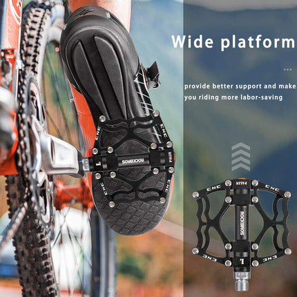 ROCKBROS Fahrradpedale 9/16 Zoll CNC Aluminium mit abgedichteten Lagern (Fahrradpedale) kaufen bei Linkreich – Jetzt entdecken!