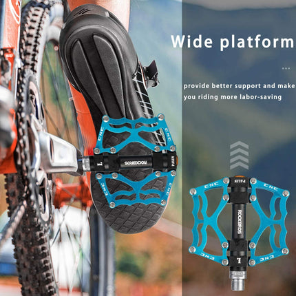 ROCKBROS Fahrradpedale 9/16 Zoll CNC Aluminium mit abgedichteten Lagern (Fahrradpedale) kaufen bei Linkreich – Jetzt entdecken!