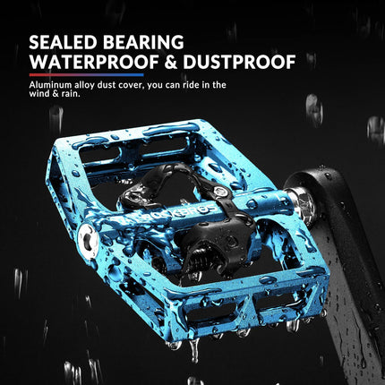 ROCKBROS Fahrradpedale Alu 2 in 1 SPD Pedale für MTB Rennrad Stadtrad (Fahrradpedale) kaufen bei Linkreich – Jetzt entdecken!