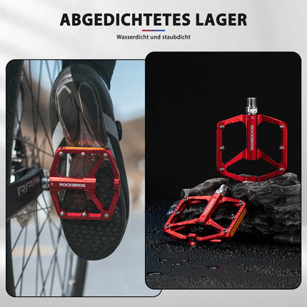 ROCKBROS Fahrradpedale mit Reflektoren aus Aluminiumlegierung 9/16 Zoll (Fahrradpedale) kaufen bei Linkreich – Jetzt entdecken!