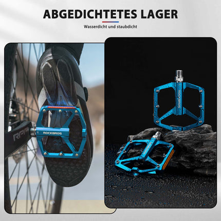 ROCKBROS Fahrradpedale mit Reflektoren aus Aluminiumlegierung 9/16 Zoll (Fahrradpedale) kaufen bei Linkreich – Jetzt entdecken!