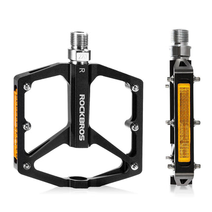 ROCKBROS Fahrradpedale mit Reflektoren aus Aluminiumlegierung 9/16 Zoll (Fahrradpedale) kaufen bei Linkreich – Jetzt entdecken!